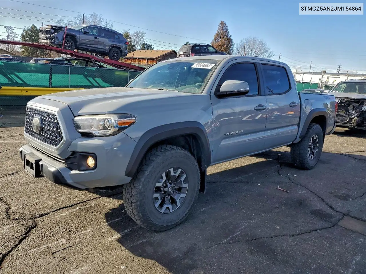 3TMCZ5AN2JM154864 2018 Toyota Tacoma Double Cab