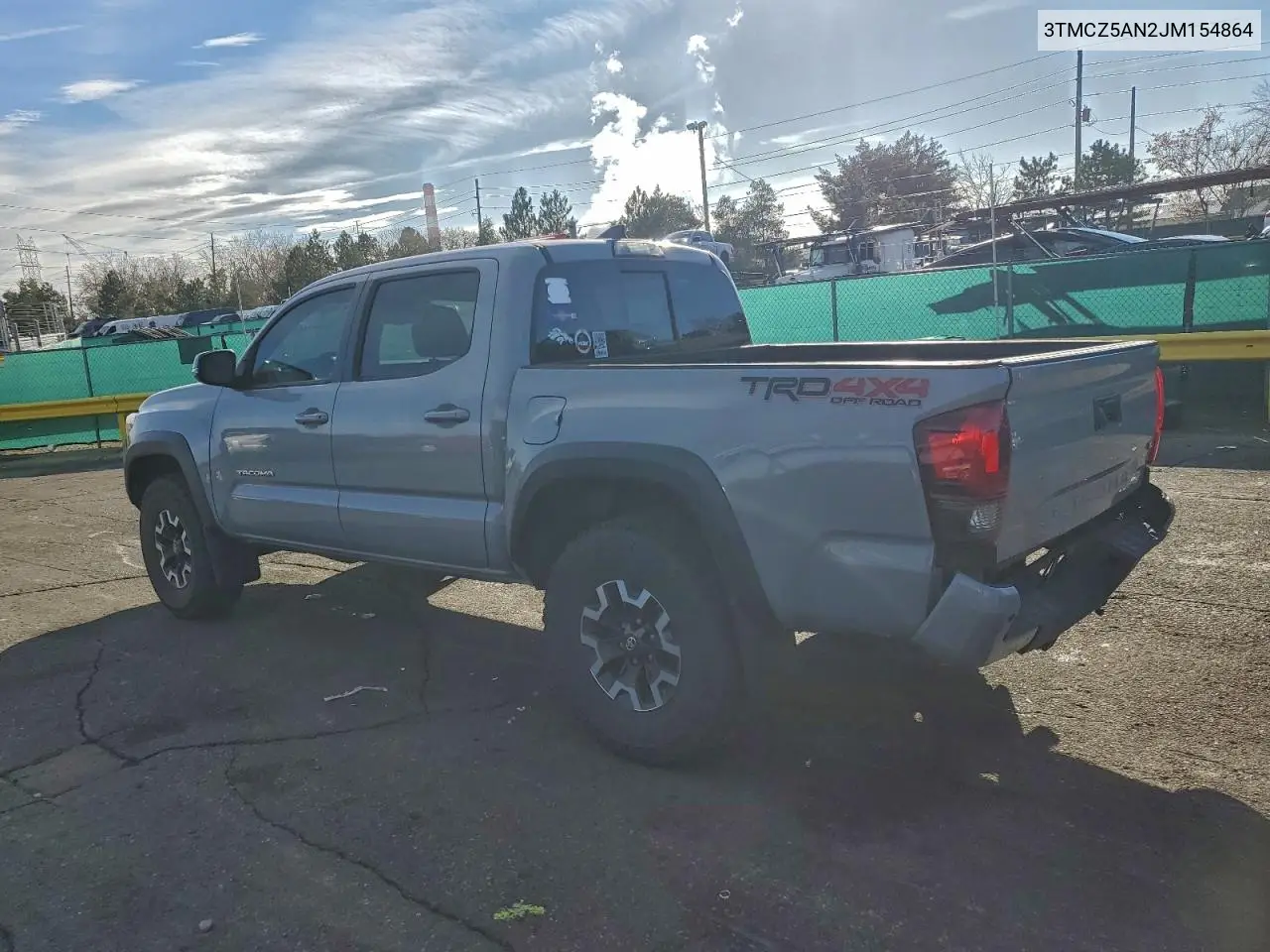 3TMCZ5AN2JM154864 2018 Toyota Tacoma Double Cab