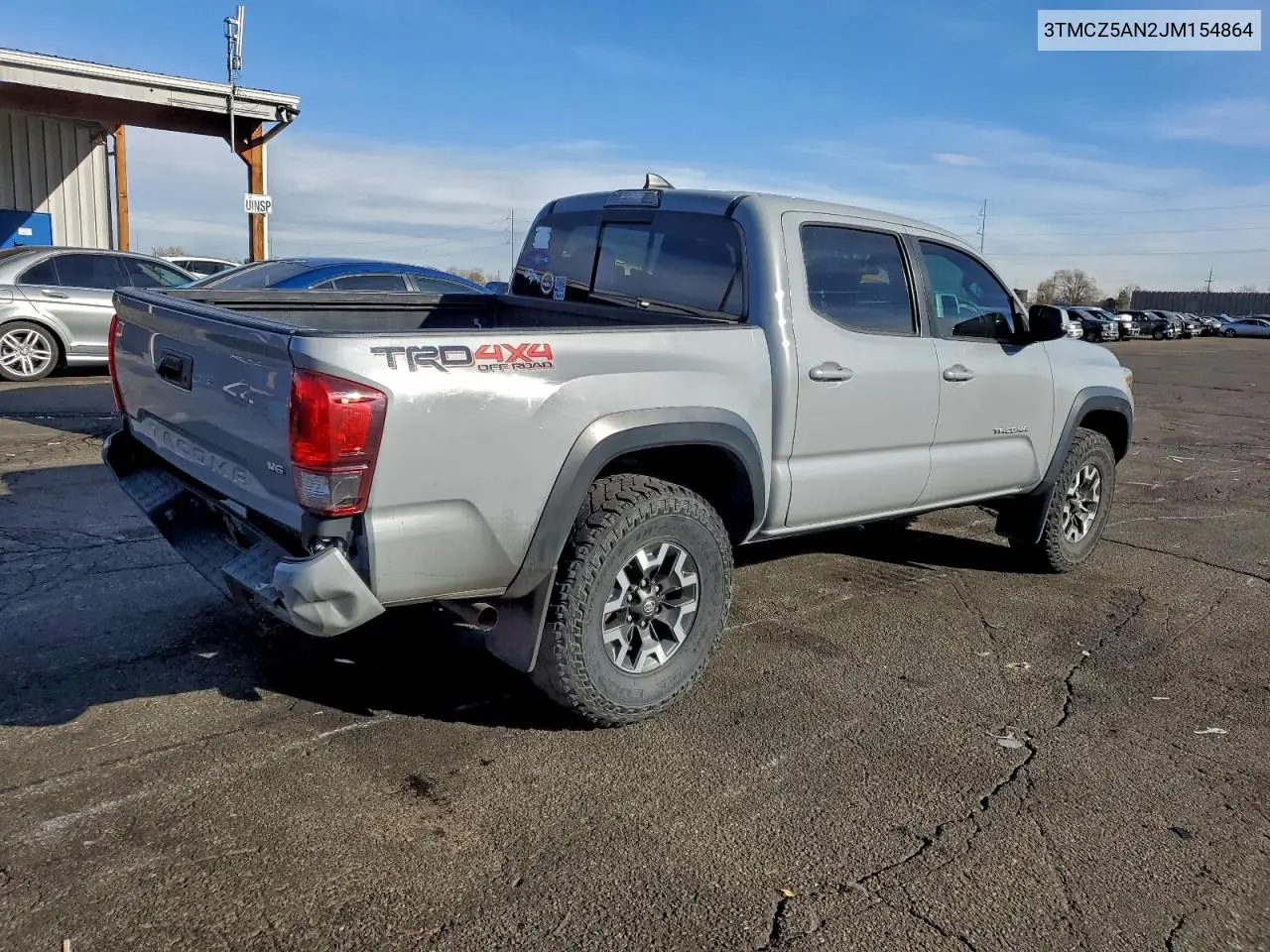 3TMCZ5AN2JM154864 2018 Toyota Tacoma Double Cab