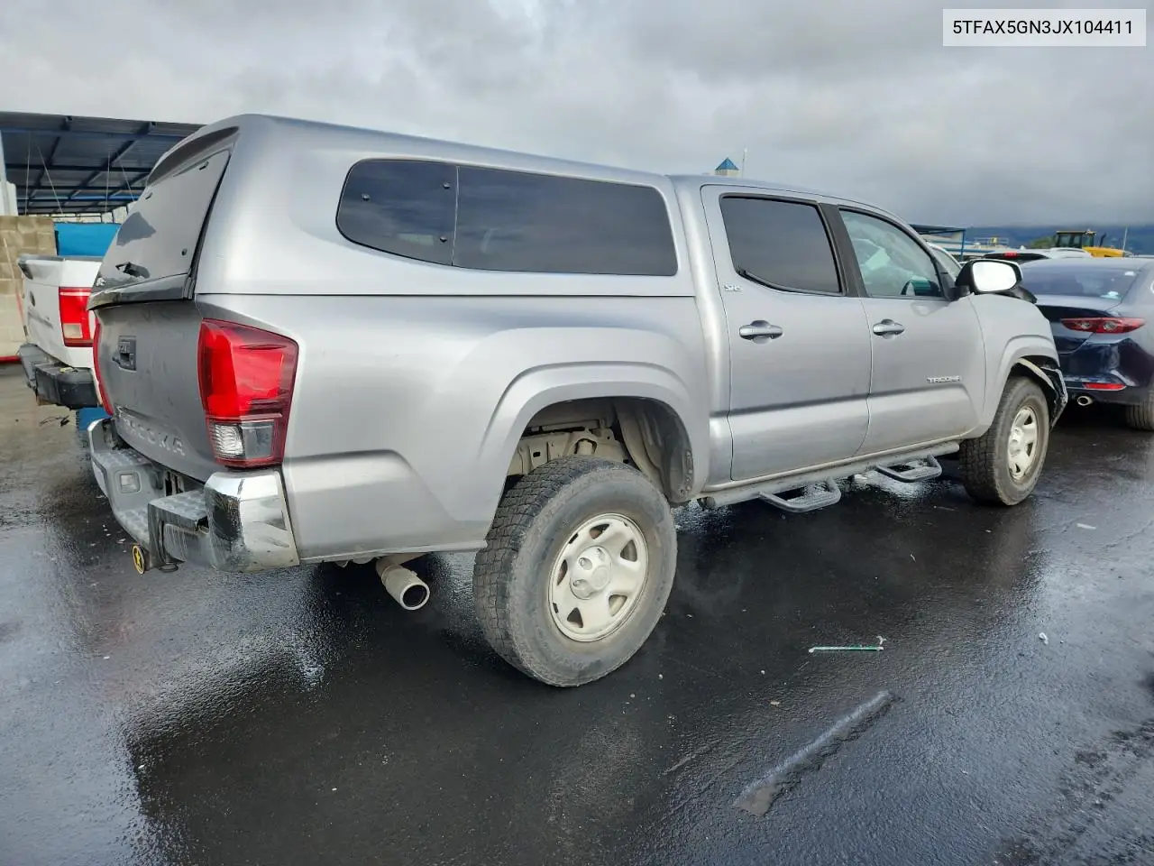 5TFAX5GN3JX104411 2018 Toyota Tacoma Double Cab