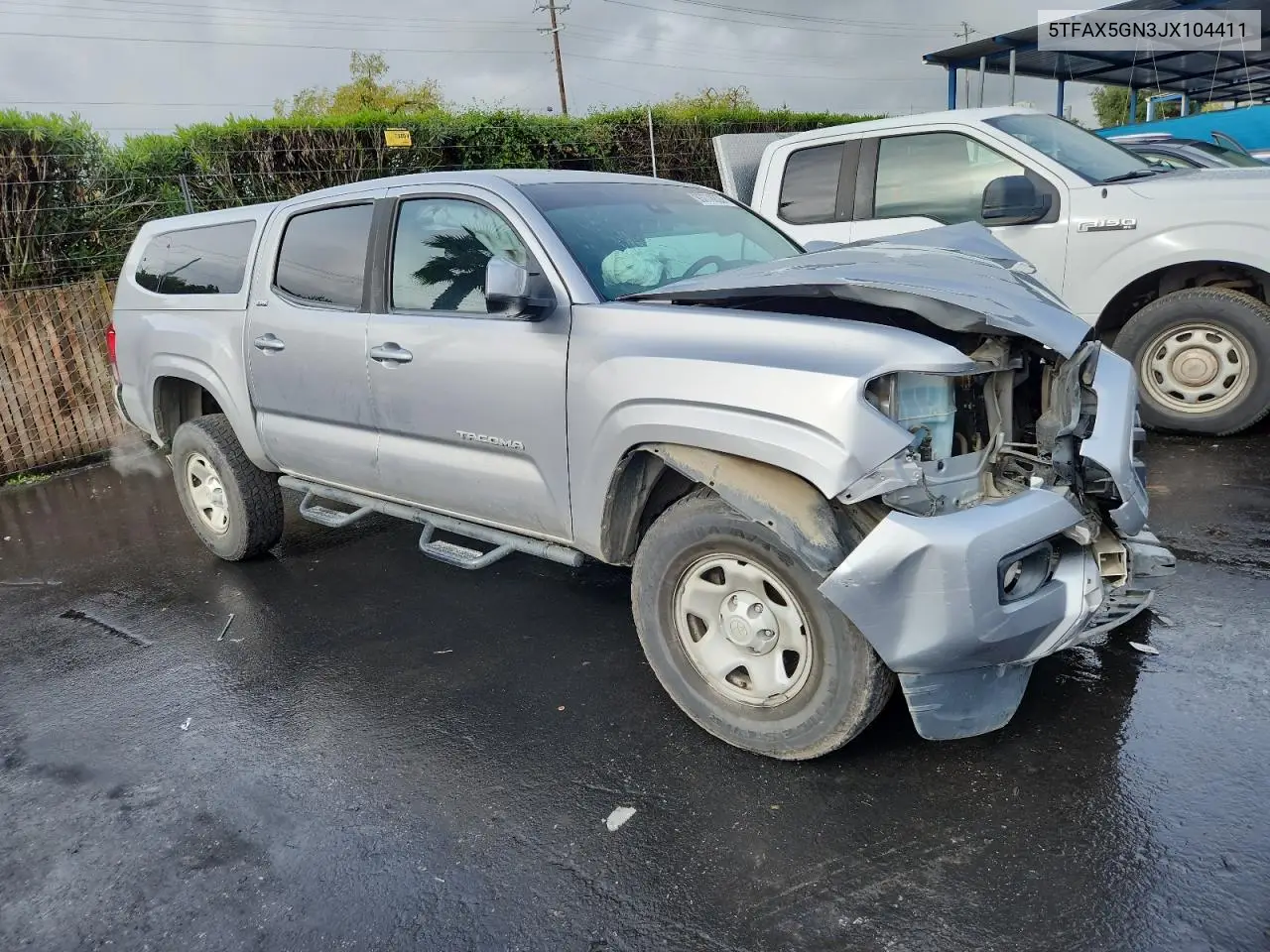 5TFAX5GN3JX104411 2018 Toyota Tacoma Double Cab