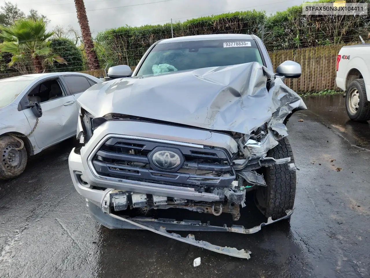 5TFAX5GN3JX104411 2018 Toyota Tacoma Double Cab