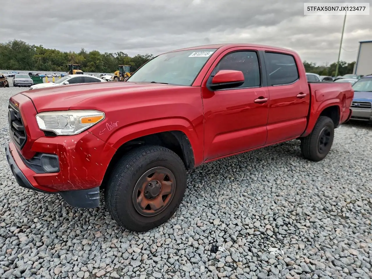 5TFAX5GN7JX123477 2018 Toyota Tacoma Double Cab