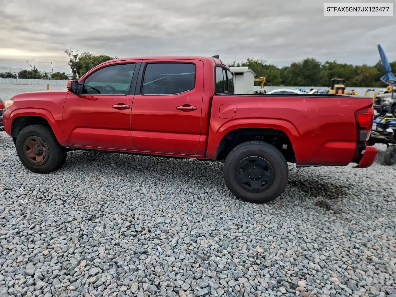 5TFAX5GN7JX123477 2018 Toyota Tacoma Double Cab