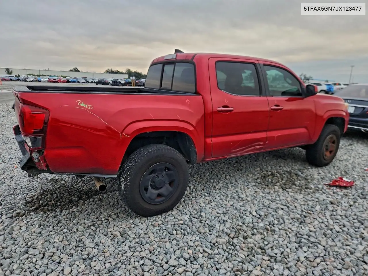 5TFAX5GN7JX123477 2018 Toyota Tacoma Double Cab