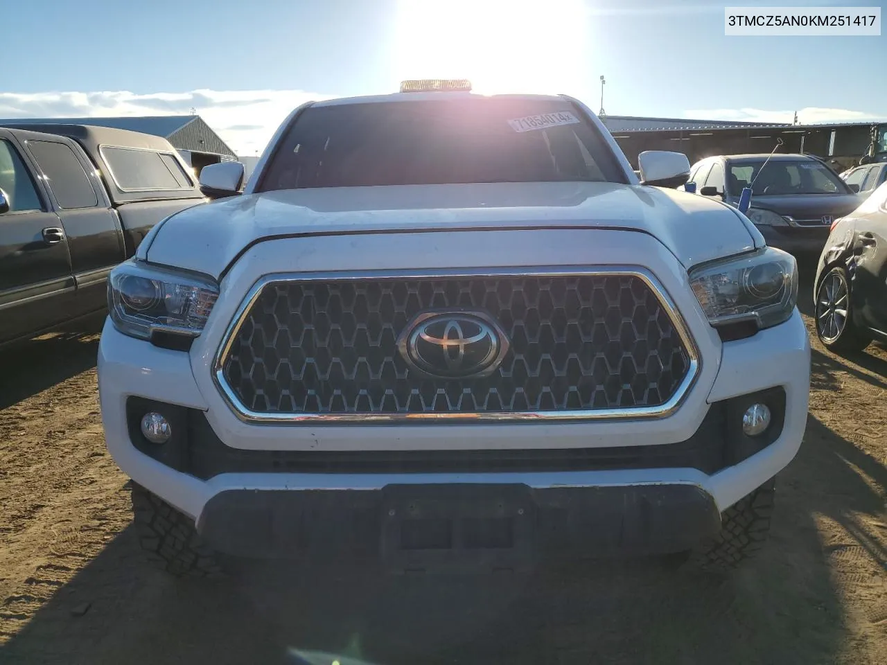 3TMCZ5AN0KM251417 2019 Toyota Tacoma Double Cab