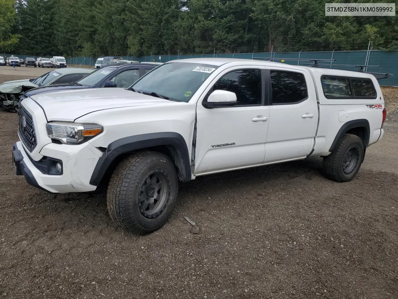 3TMDZ5BN1KM059992 2019 Toyota Tacoma Double Cab