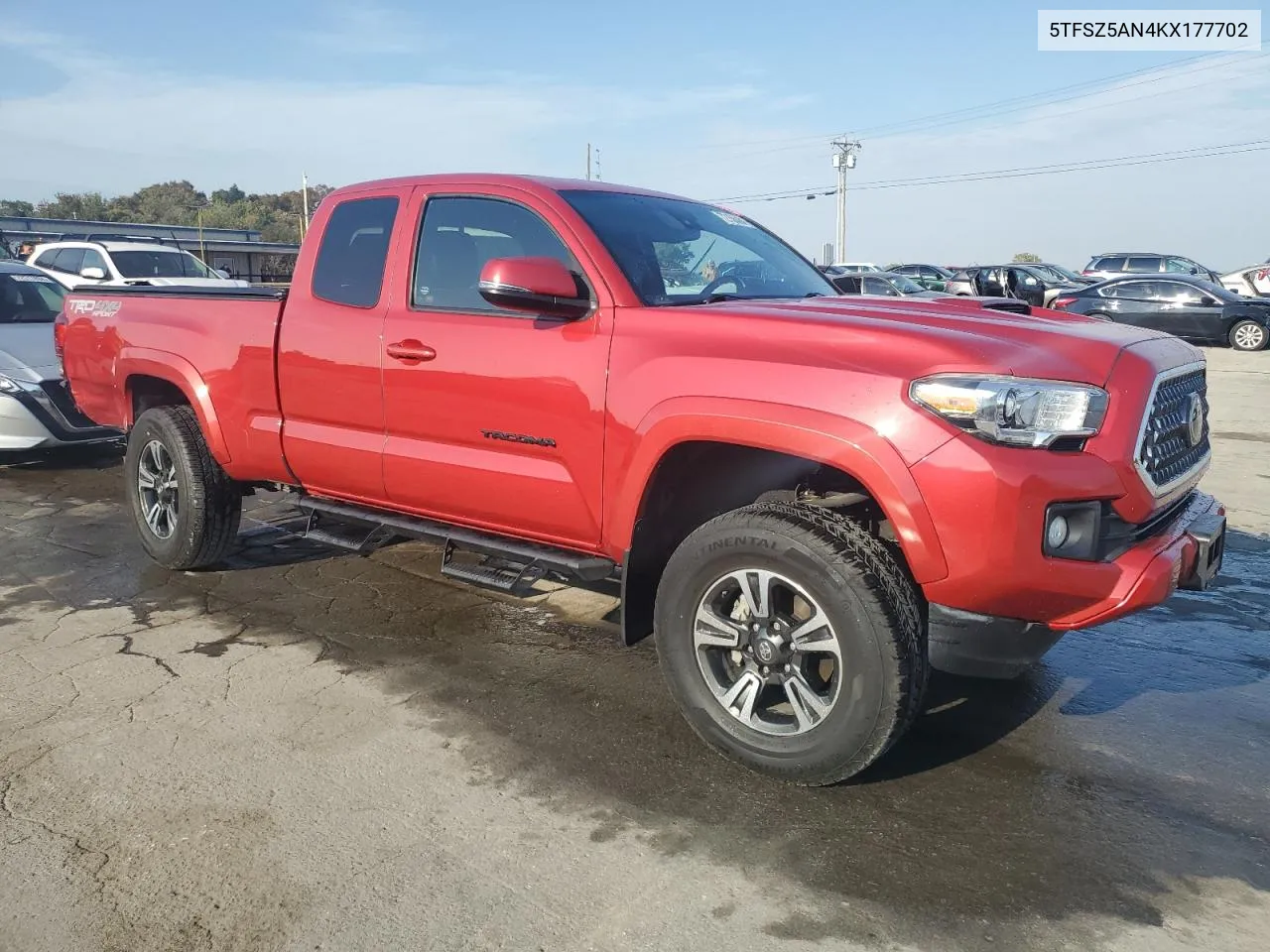 5TFSZ5AN4KX177702 2019 Toyota Tacoma Access Cab