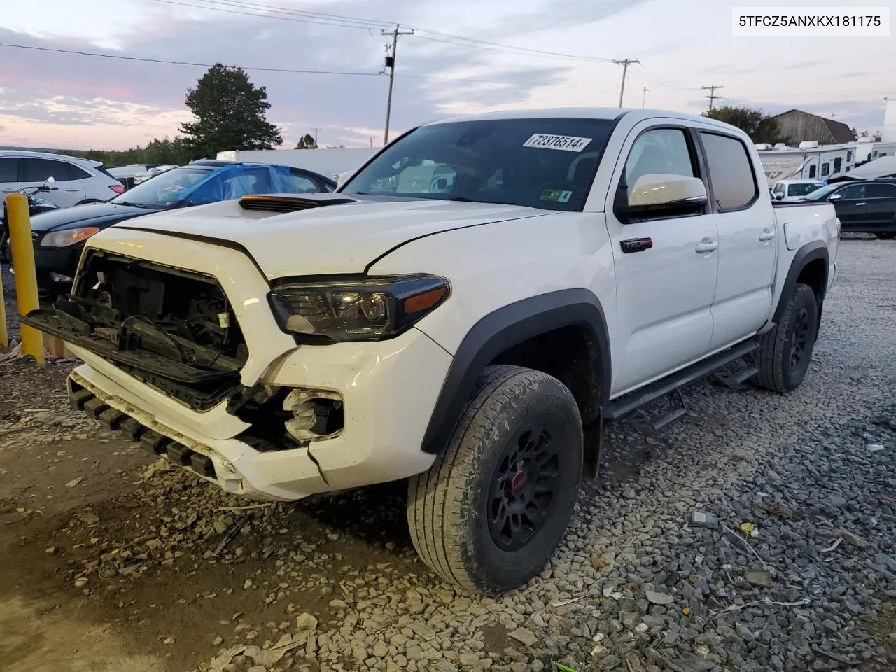 5TFCZ5ANXKX181175 2019 Toyota Tacoma Double Cab