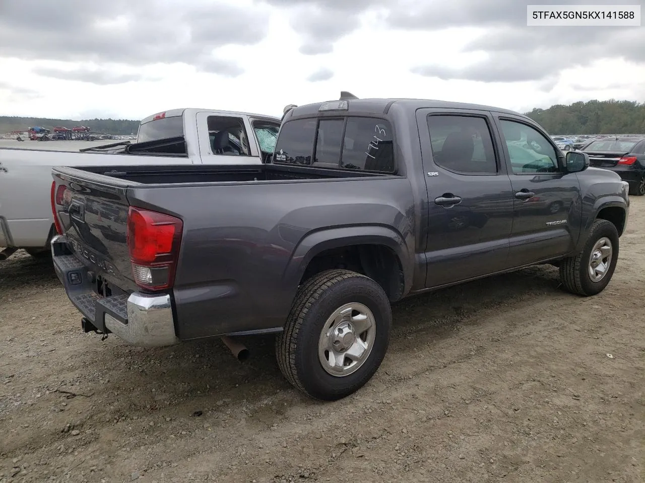 2019 Toyota Tacoma Double Cab VIN: 5TFAX5GN5KX141588 Lot: 72459444