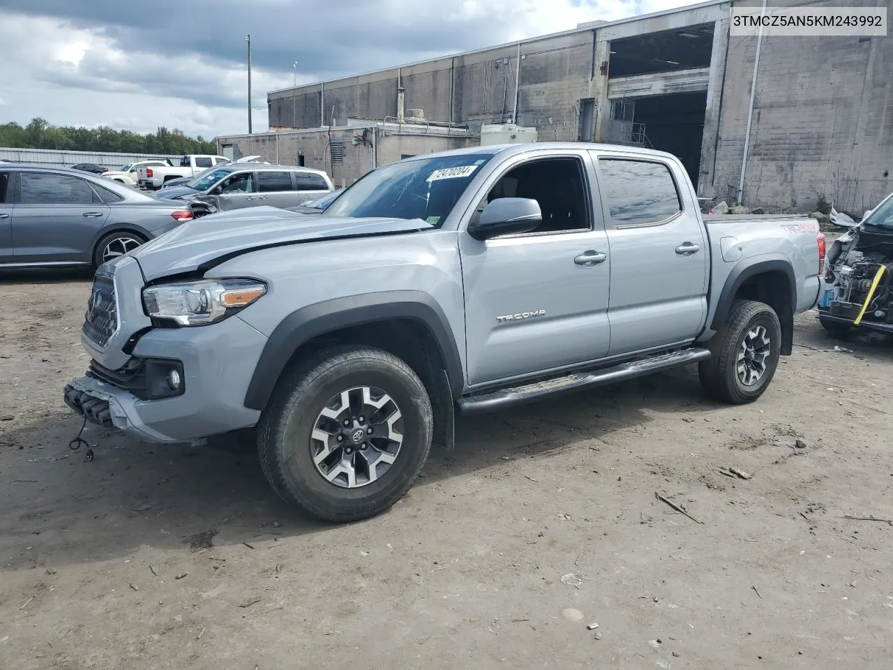 3TMCZ5AN5KM243992 2019 Toyota Tacoma Double Cab