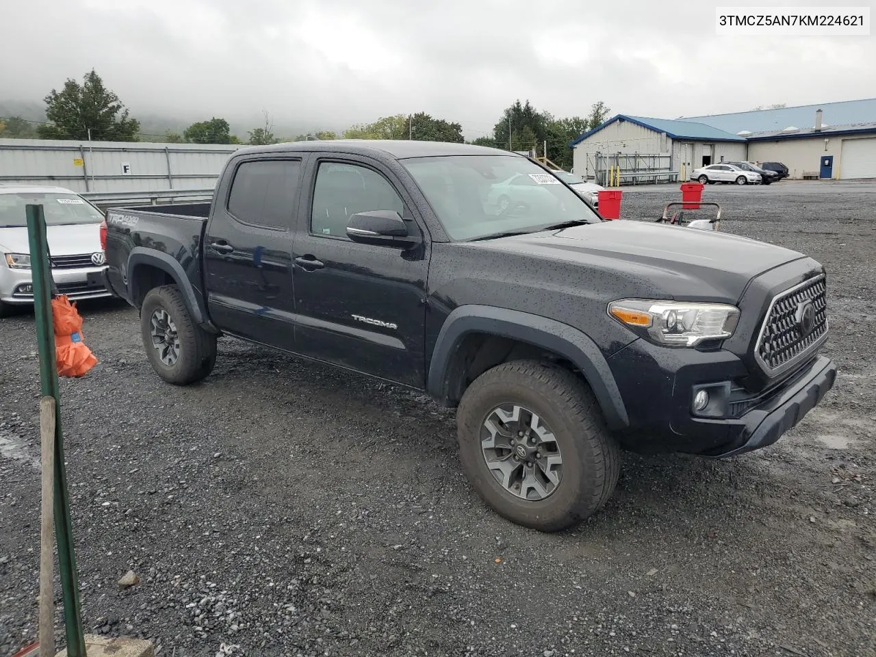 2019 Toyota Tacoma Double Cab VIN: 3TMCZ5AN7KM224621 Lot: 72537224