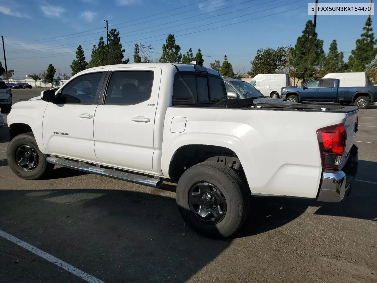 2019 Toyota Tacoma Double Cab VIN: 5TFAX5GN3KX154470 Lot: 72562354