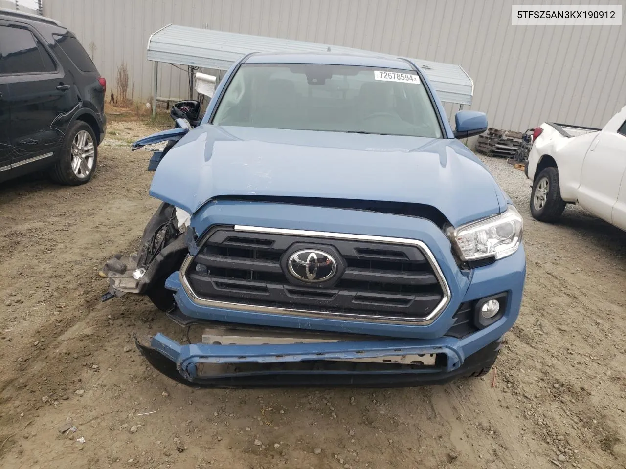 5TFSZ5AN3KX190912 2019 Toyota Tacoma Access Cab