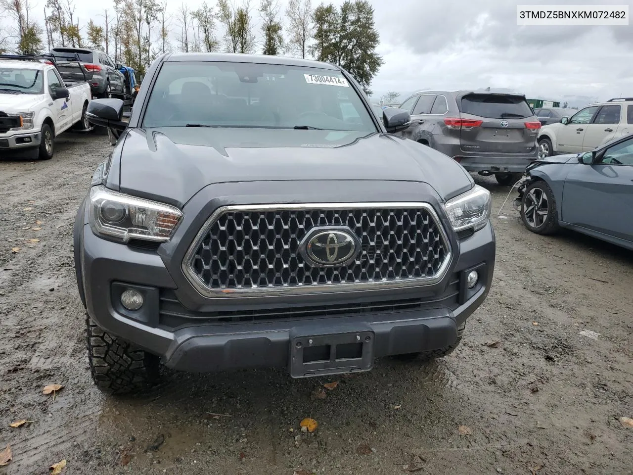 3TMDZ5BNXKM072482 2019 Toyota Tacoma Double Cab