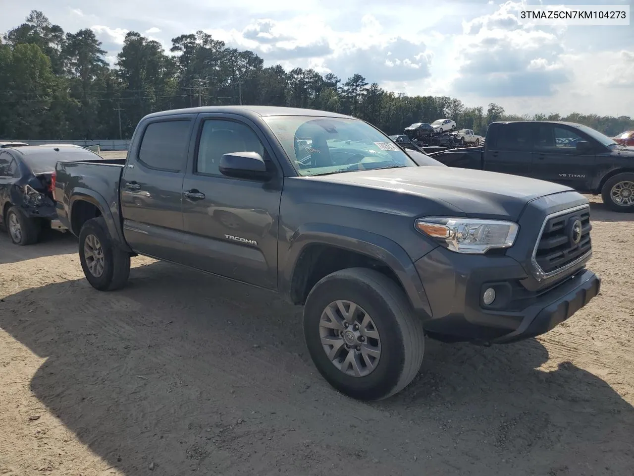 3TMAZ5CN7KM104273 2019 Toyota Tacoma Double Cab