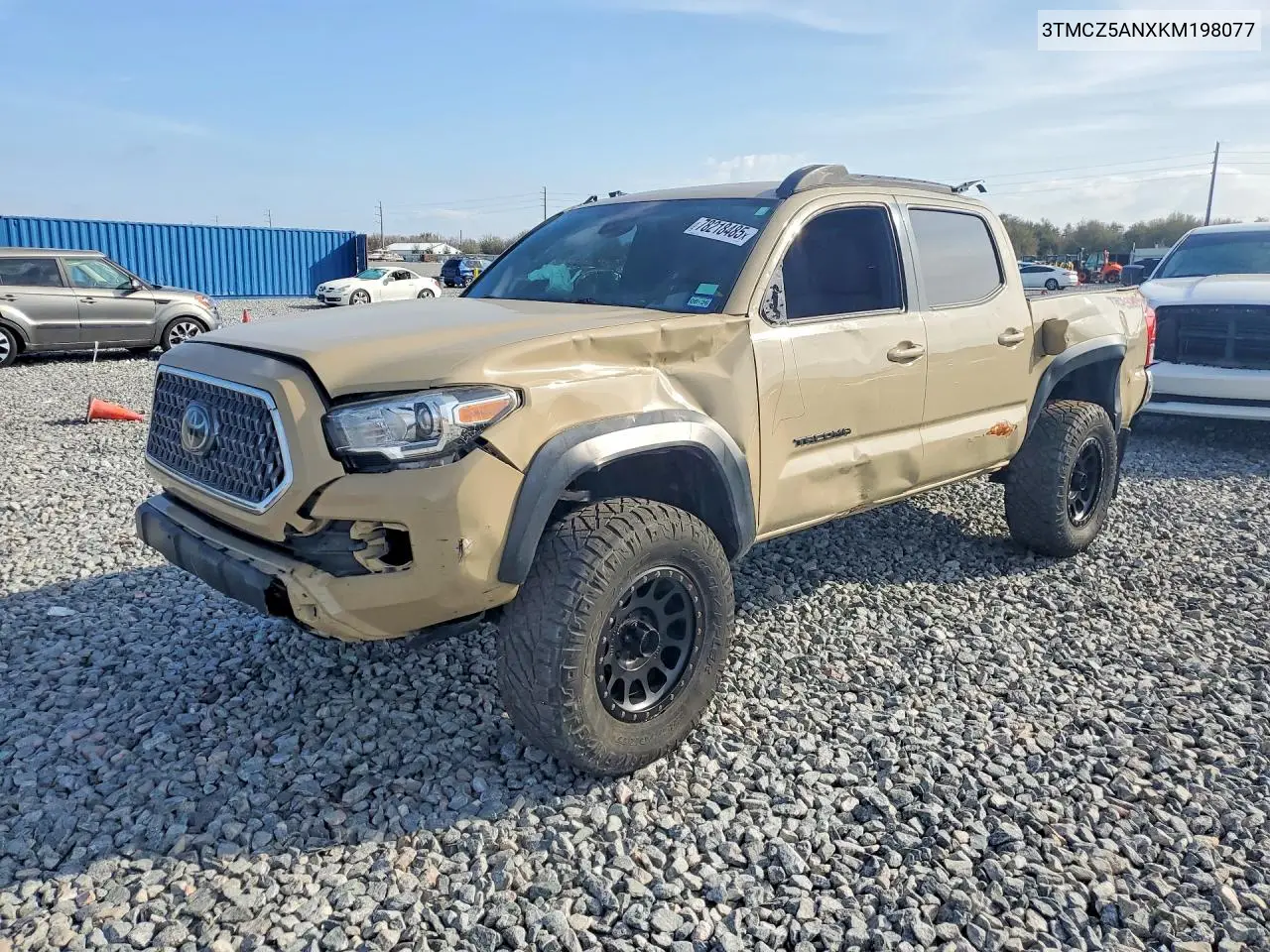 3TMCZ5ANXKM198077 2019 Toyota Tacoma Double Cab