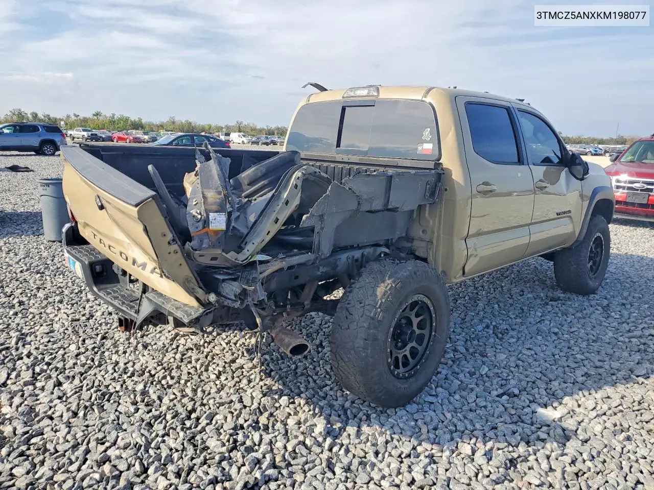 3TMCZ5ANXKM198077 2019 Toyota Tacoma Double Cab