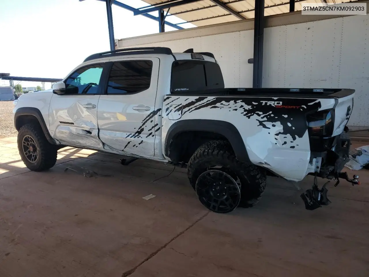 3TMAZ5CN7KM092903 2019 Toyota Tacoma Double Cab