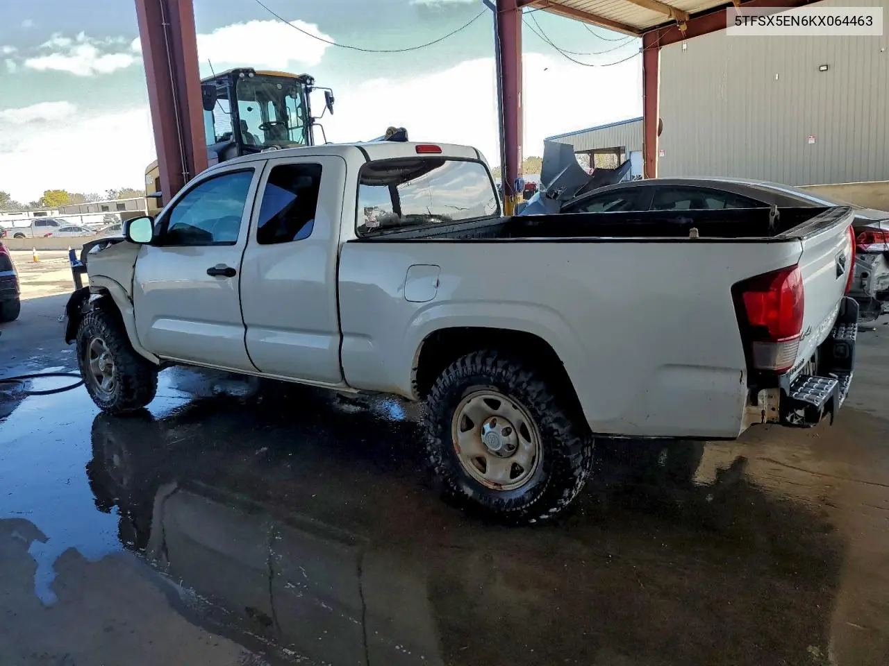 5TFSX5EN6KX064463 2019 Toyota Tacoma Access Cab