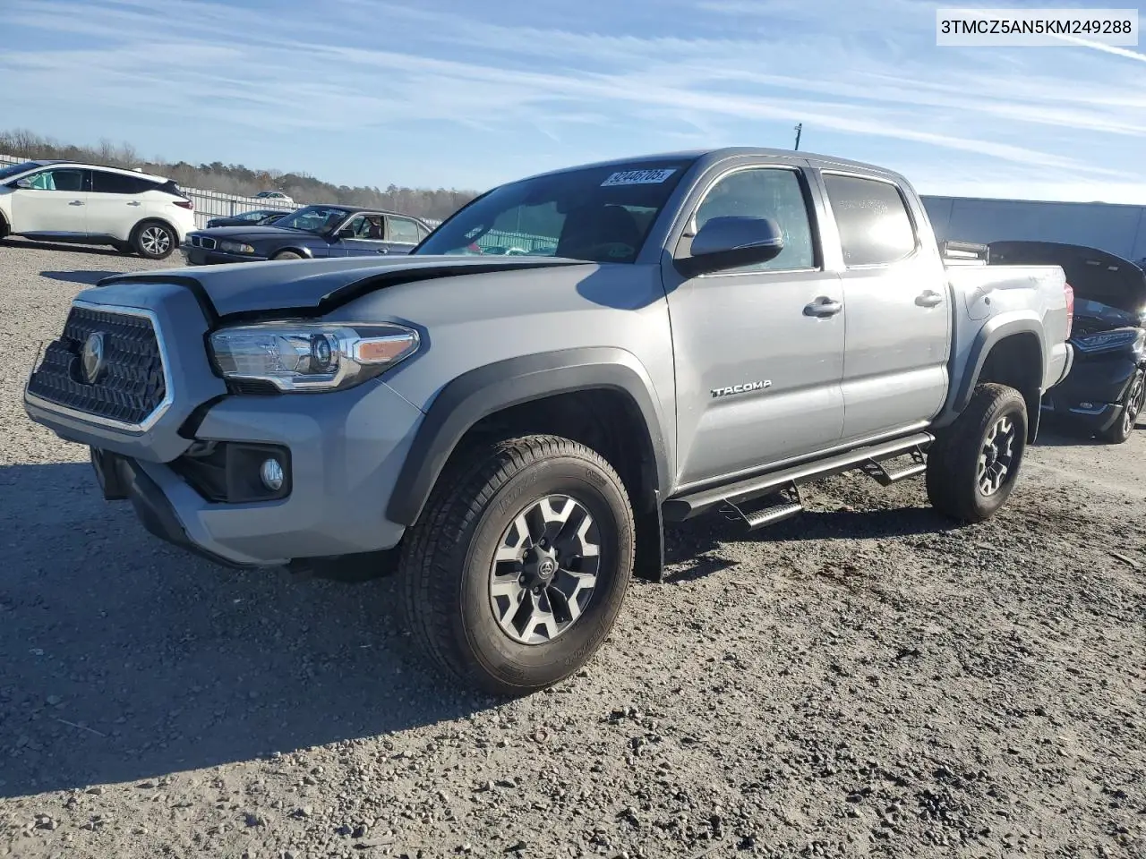 3TMCZ5AN5KM249288 2019 Toyota Tacoma Double Cab