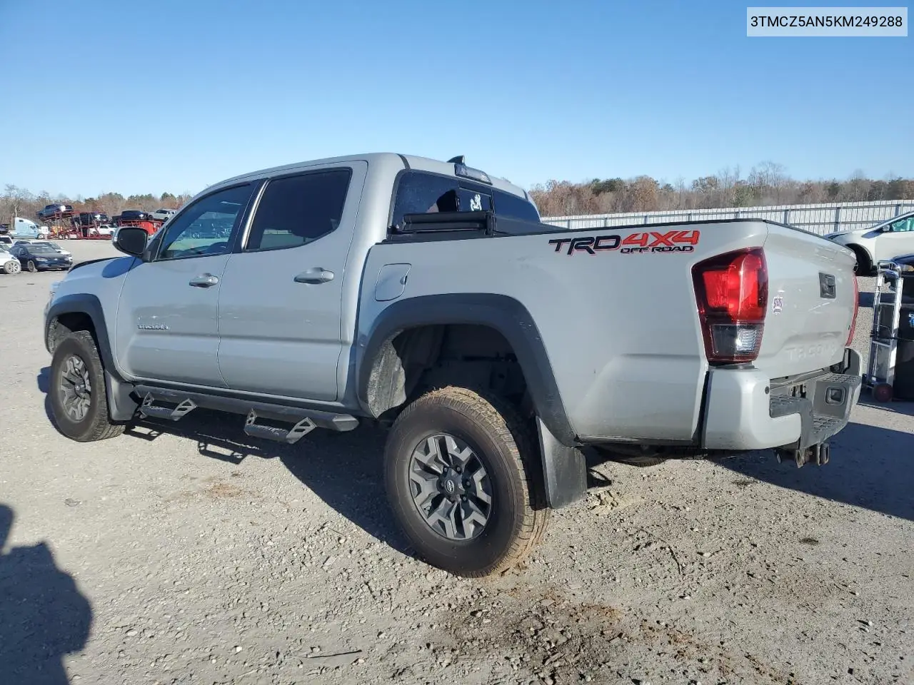 3TMCZ5AN5KM249288 2019 Toyota Tacoma Double Cab