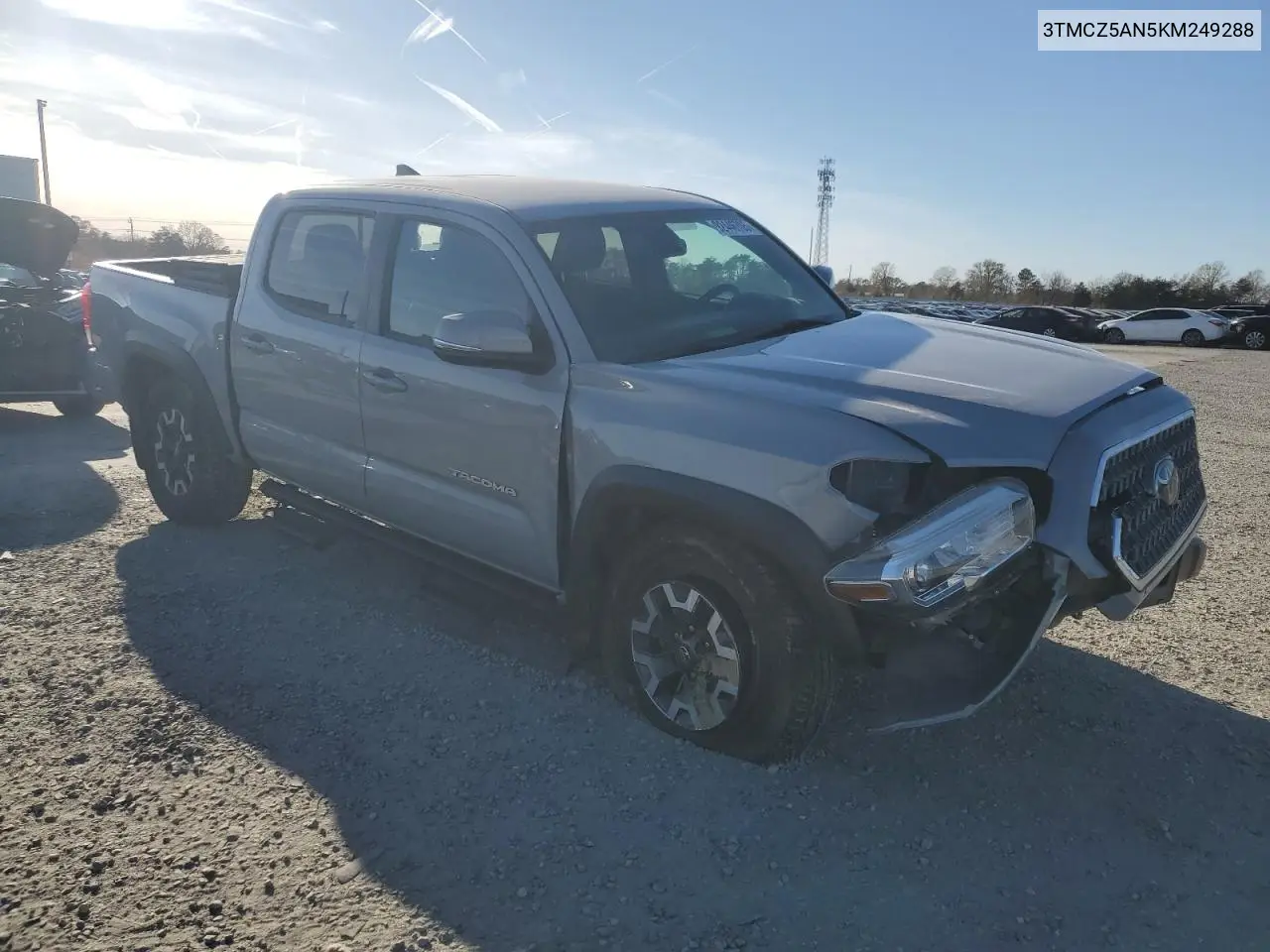 3TMCZ5AN5KM249288 2019 Toyota Tacoma Double Cab