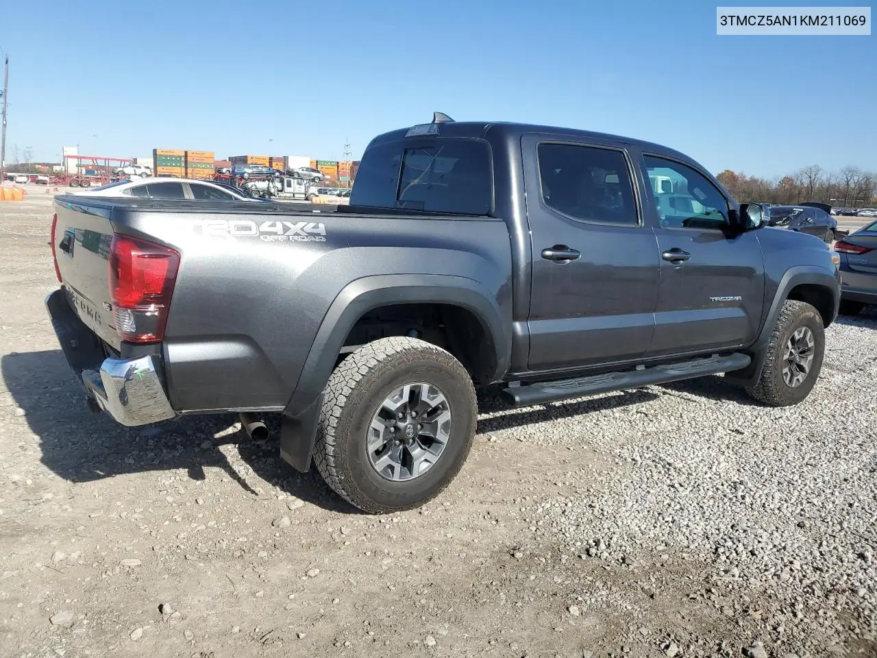 3TMCZ5AN1KM211069 2019 Toyota Tacoma Double Cab
