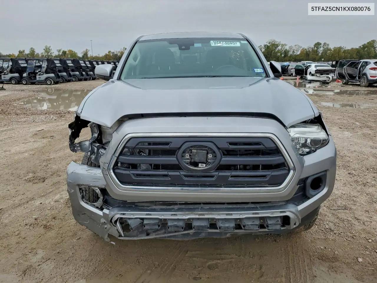 5TFAZ5CN1KX080076 2019 Toyota Tacoma Double Cab