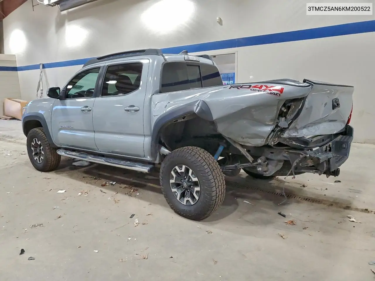 3TMCZ5AN6KM200522 2019 Toyota Tacoma Double Cab