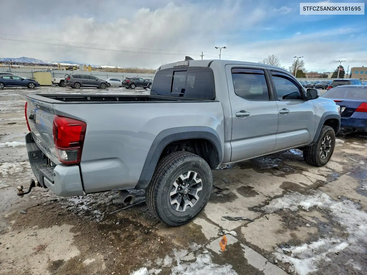 5TFCZ5AN3KX181695 2019 Toyota Tacoma Double Cab