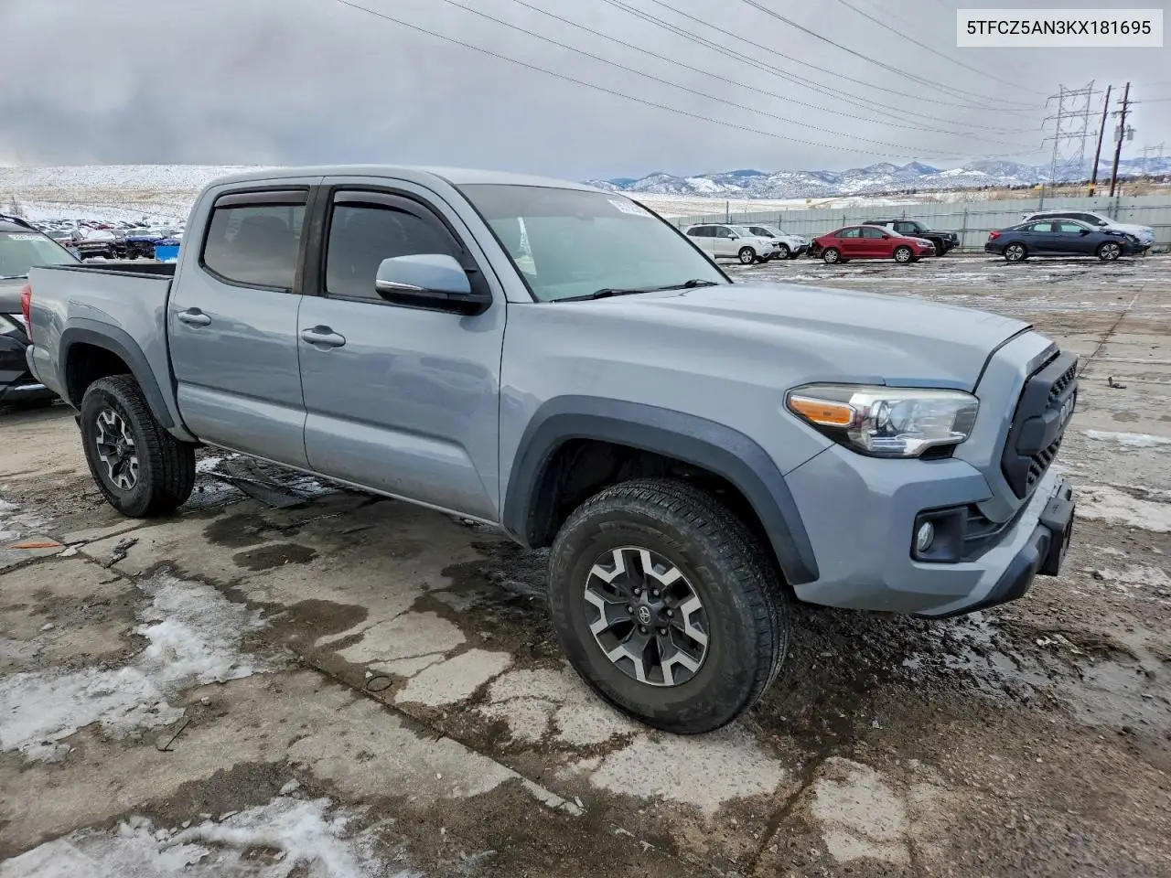 5TFCZ5AN3KX181695 2019 Toyota Tacoma Double Cab