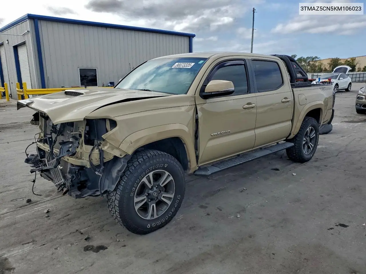 3TMAZ5CN5KM106023 2019 Toyota Tacoma Double Cab