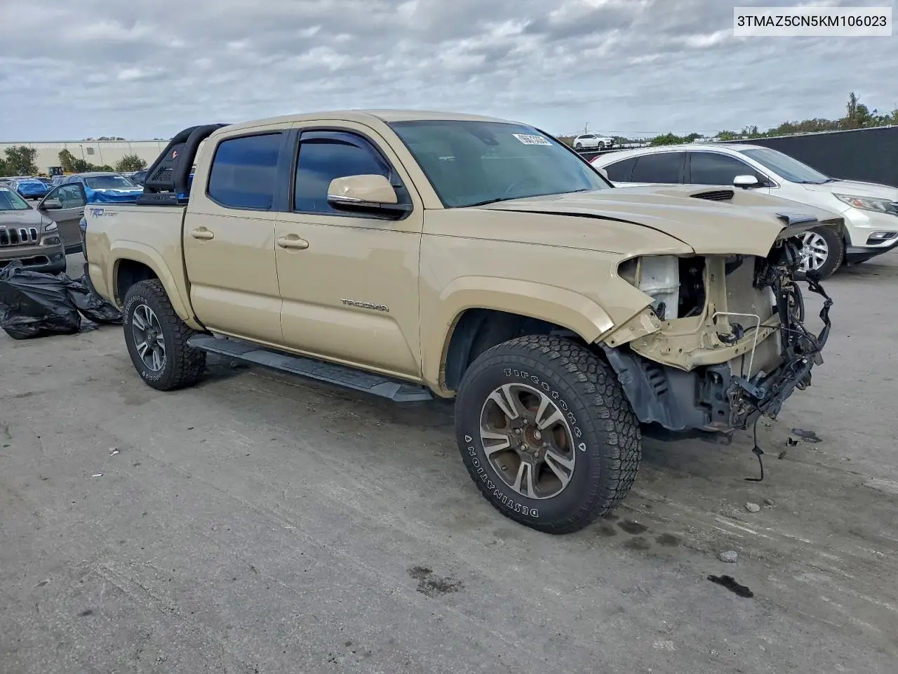 3TMAZ5CN5KM106023 2019 Toyota Tacoma Double Cab