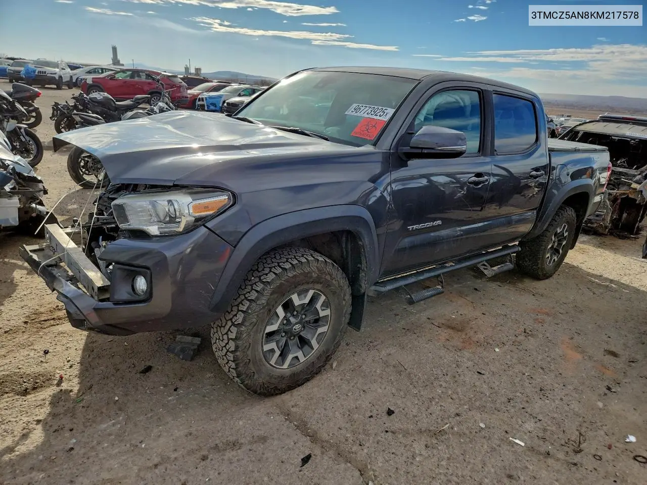 3TMCZ5AN8KM217578 2019 Toyota Tacoma Double Cab