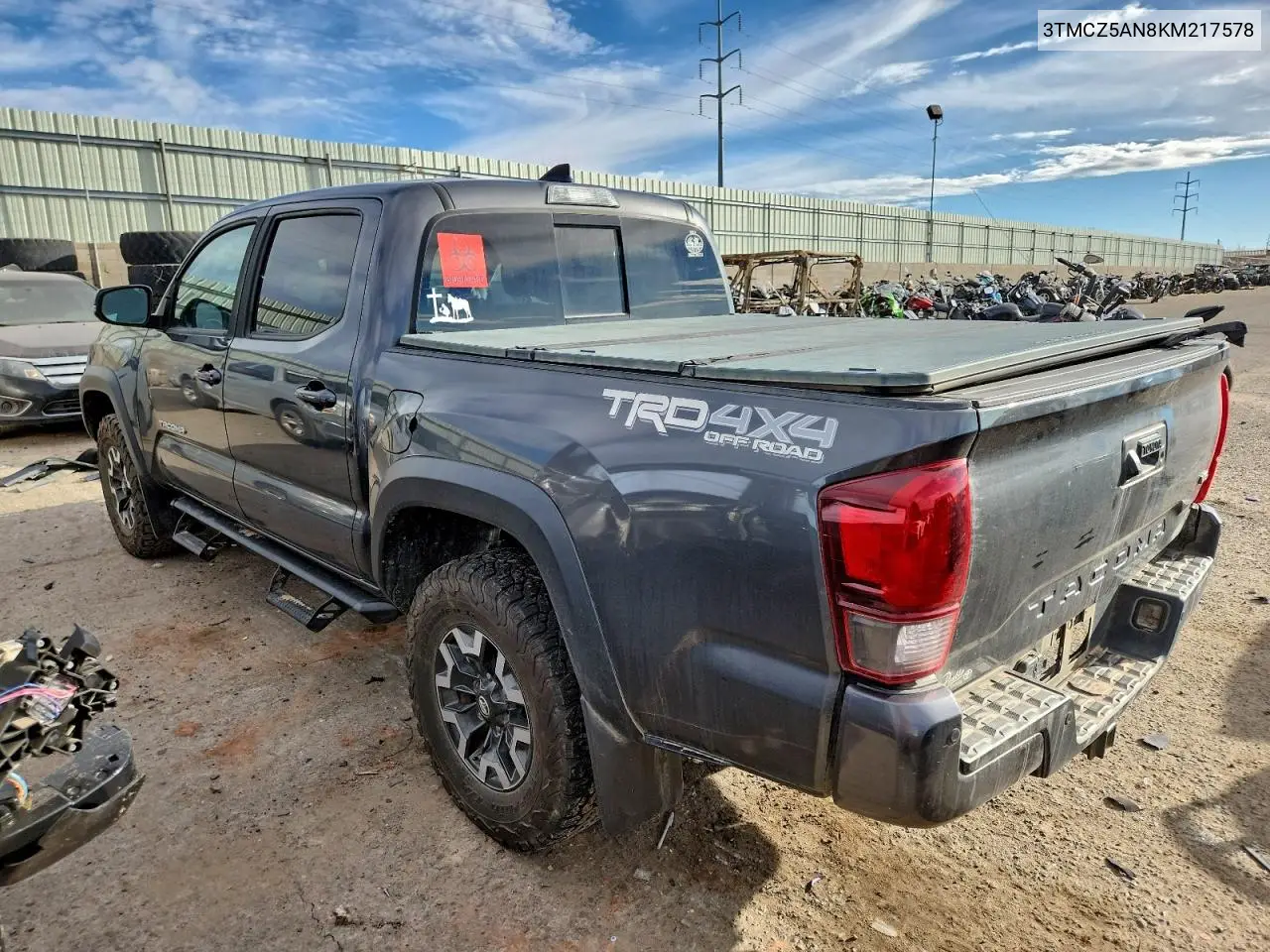 3TMCZ5AN8KM217578 2019 Toyota Tacoma Double Cab