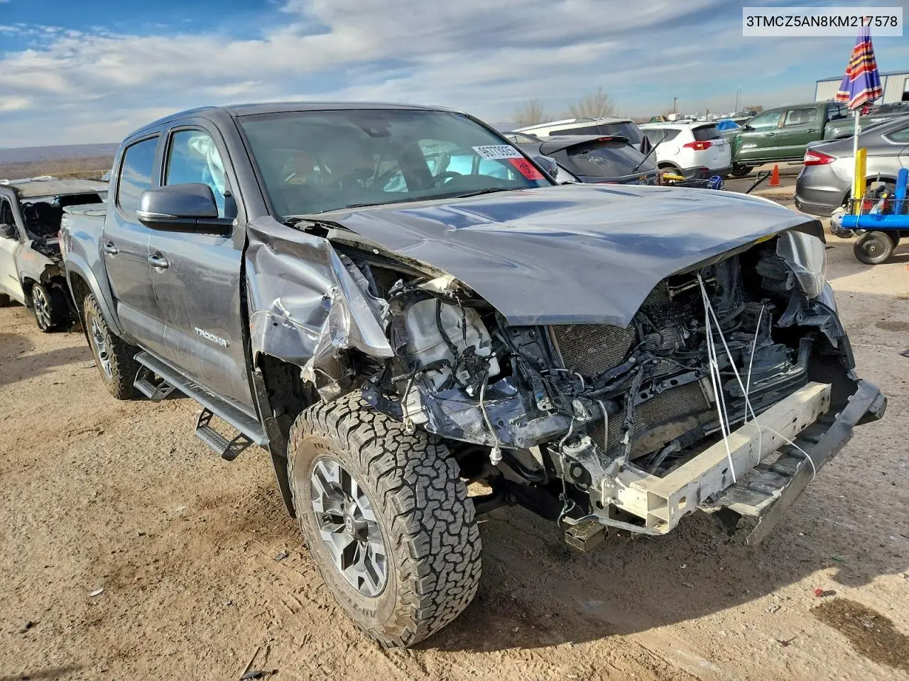 3TMCZ5AN8KM217578 2019 Toyota Tacoma Double Cab