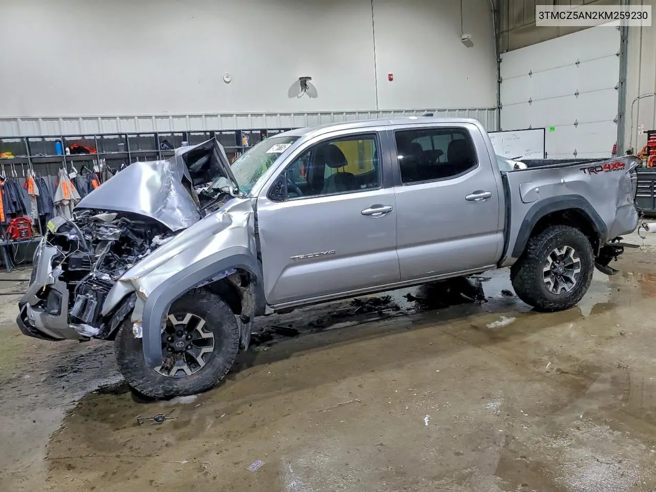 3TMCZ5AN2KM259230 2019 Toyota Tacoma Double Cab