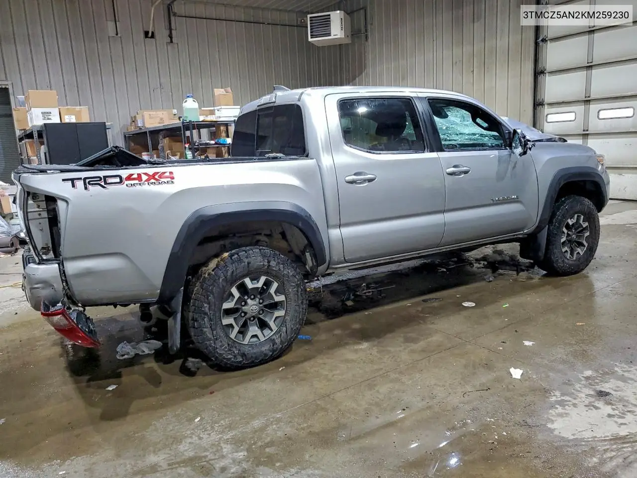 3TMCZ5AN2KM259230 2019 Toyota Tacoma Double Cab