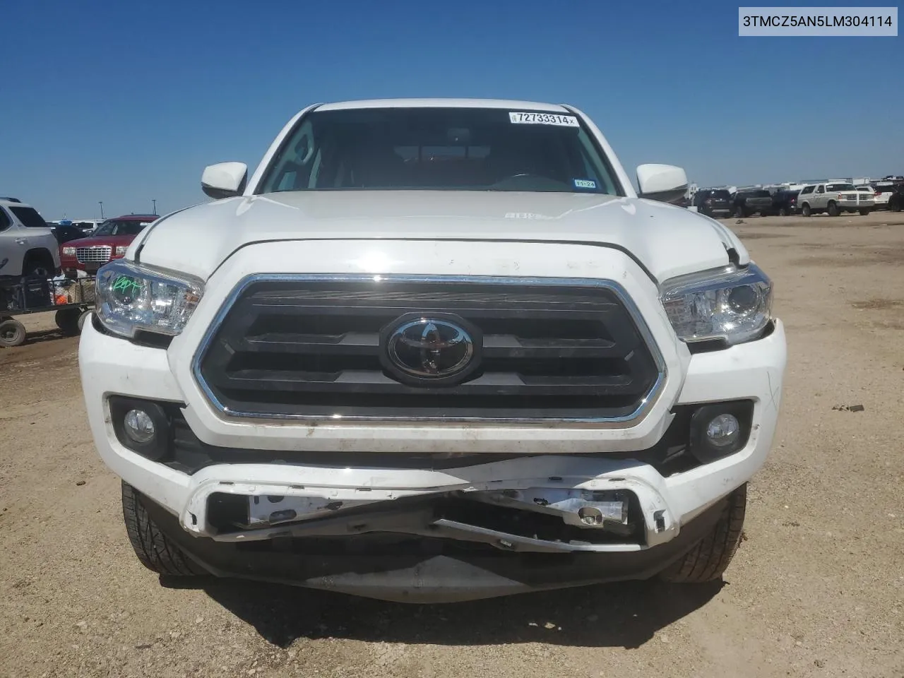 2020 Toyota Tacoma Double Cab VIN: 3TMCZ5AN5LM304114 Lot: 72733314