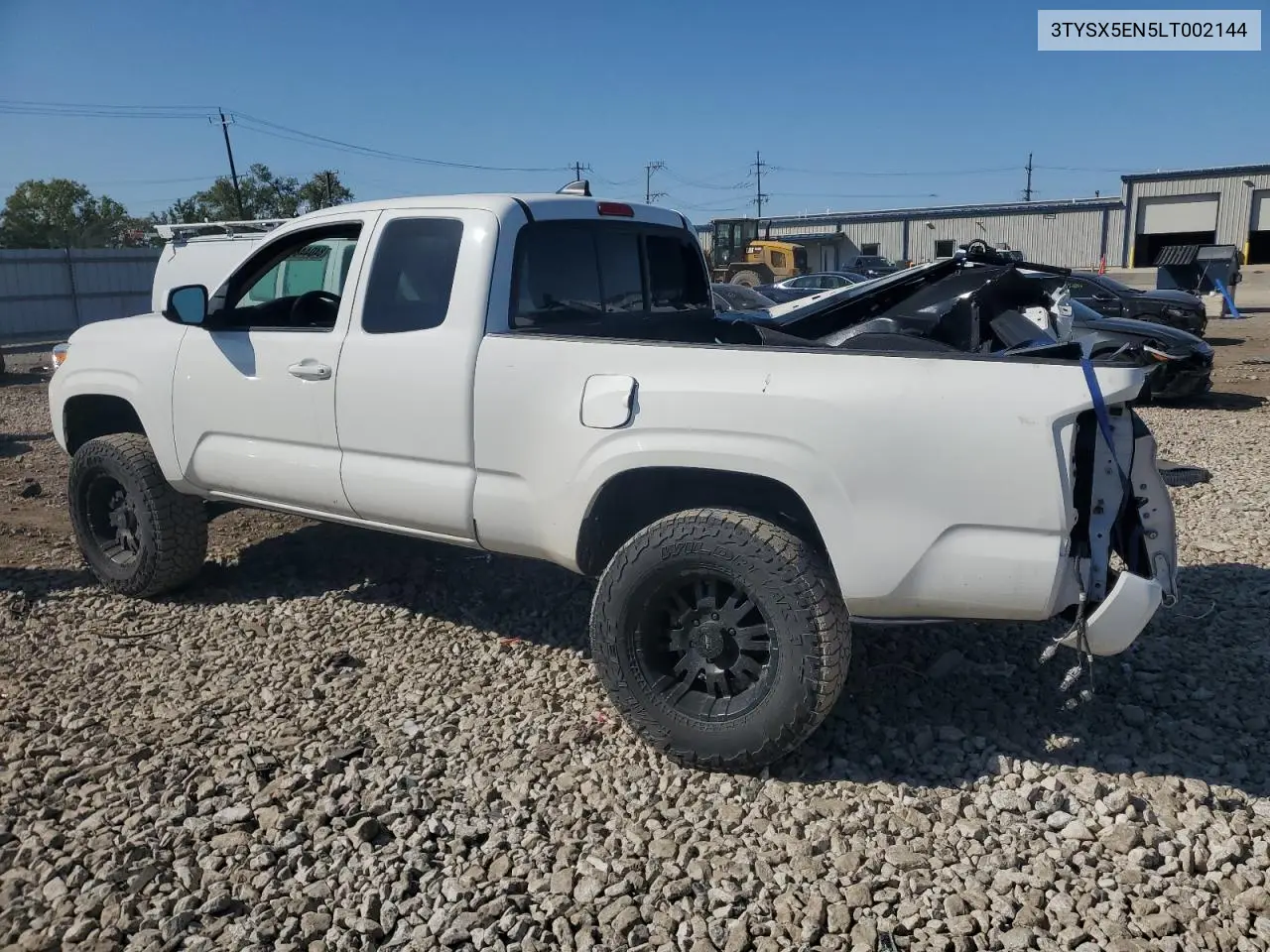 3TYSX5EN5LT002144 2020 Toyota Tacoma Access Cab