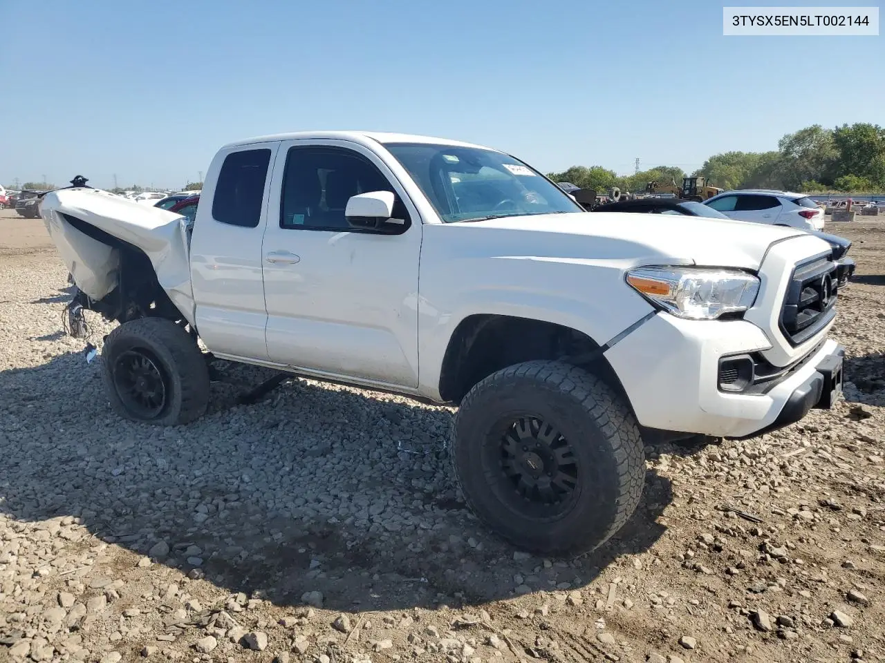 3TYSX5EN5LT002144 2020 Toyota Tacoma Access Cab