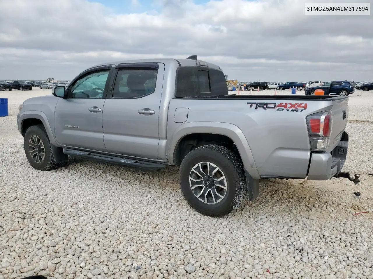 3TMCZ5AN4LM317694 2020 Toyota Tacoma Double Cab