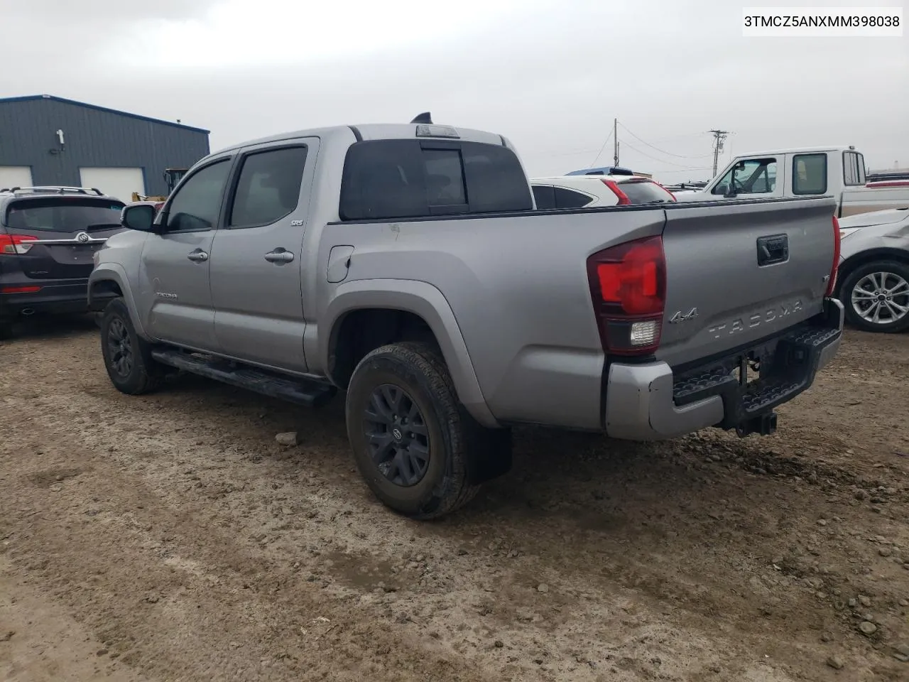 3TMCZ5ANXMM398038 2021 Toyota Tacoma Double Cab