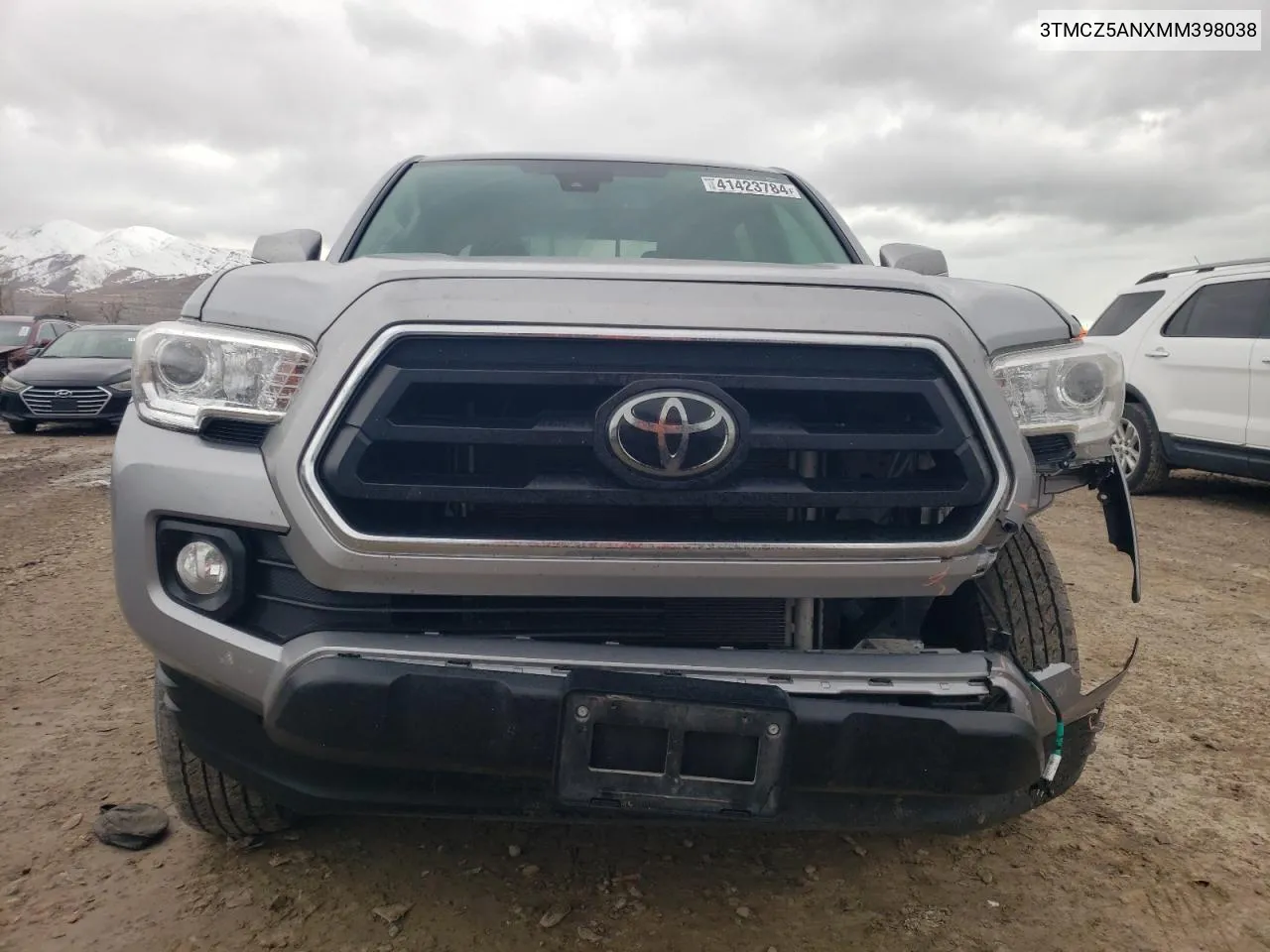 3TMCZ5ANXMM398038 2021 Toyota Tacoma Double Cab