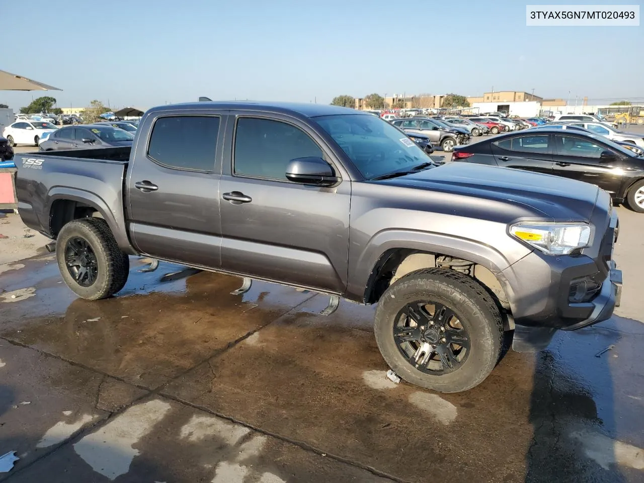 3TYAX5GN7MT020493 2021 Toyota Tacoma Double Cab