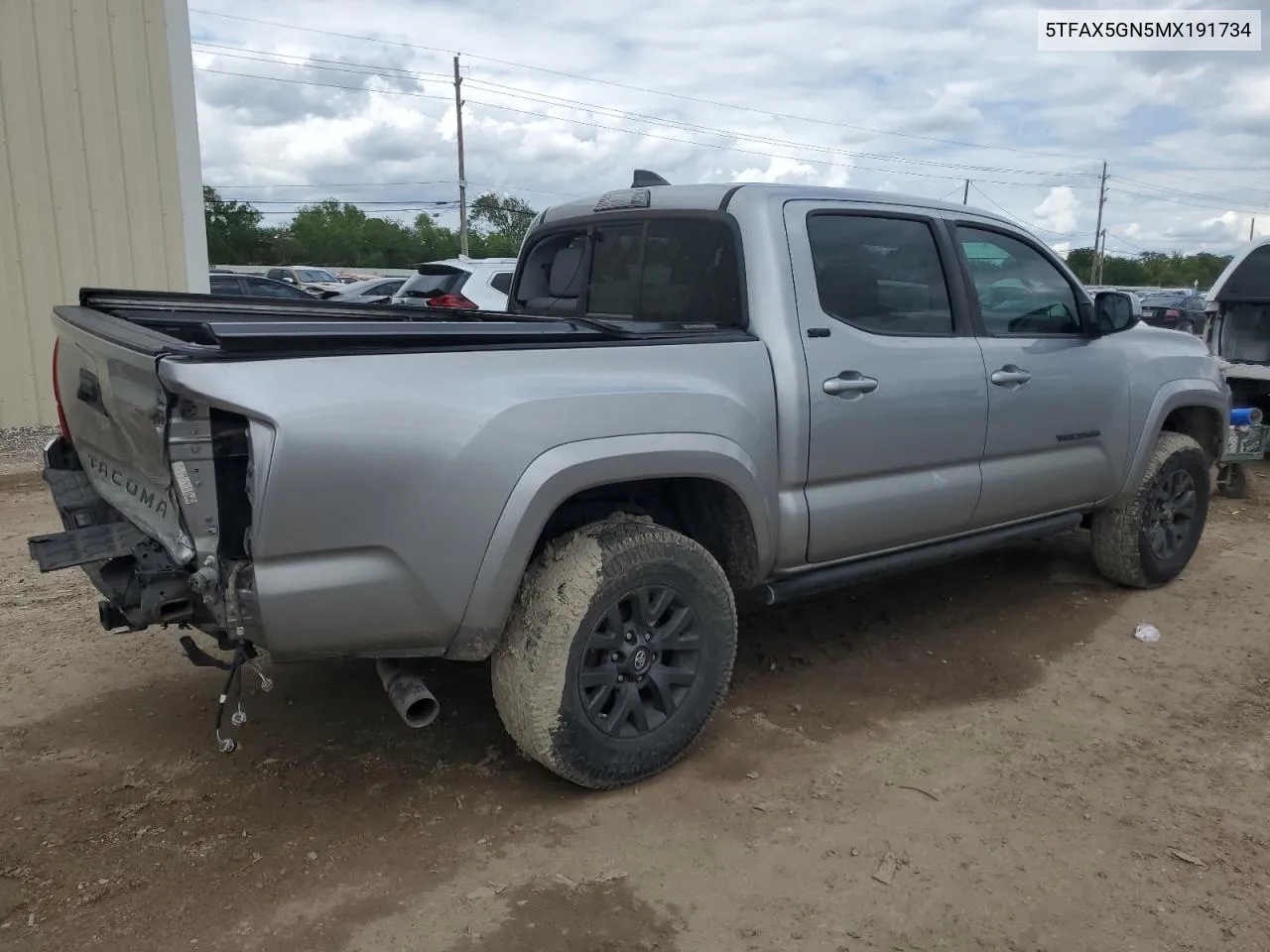 5TFAX5GN5MX191734 2021 Toyota Tacoma Double Cab