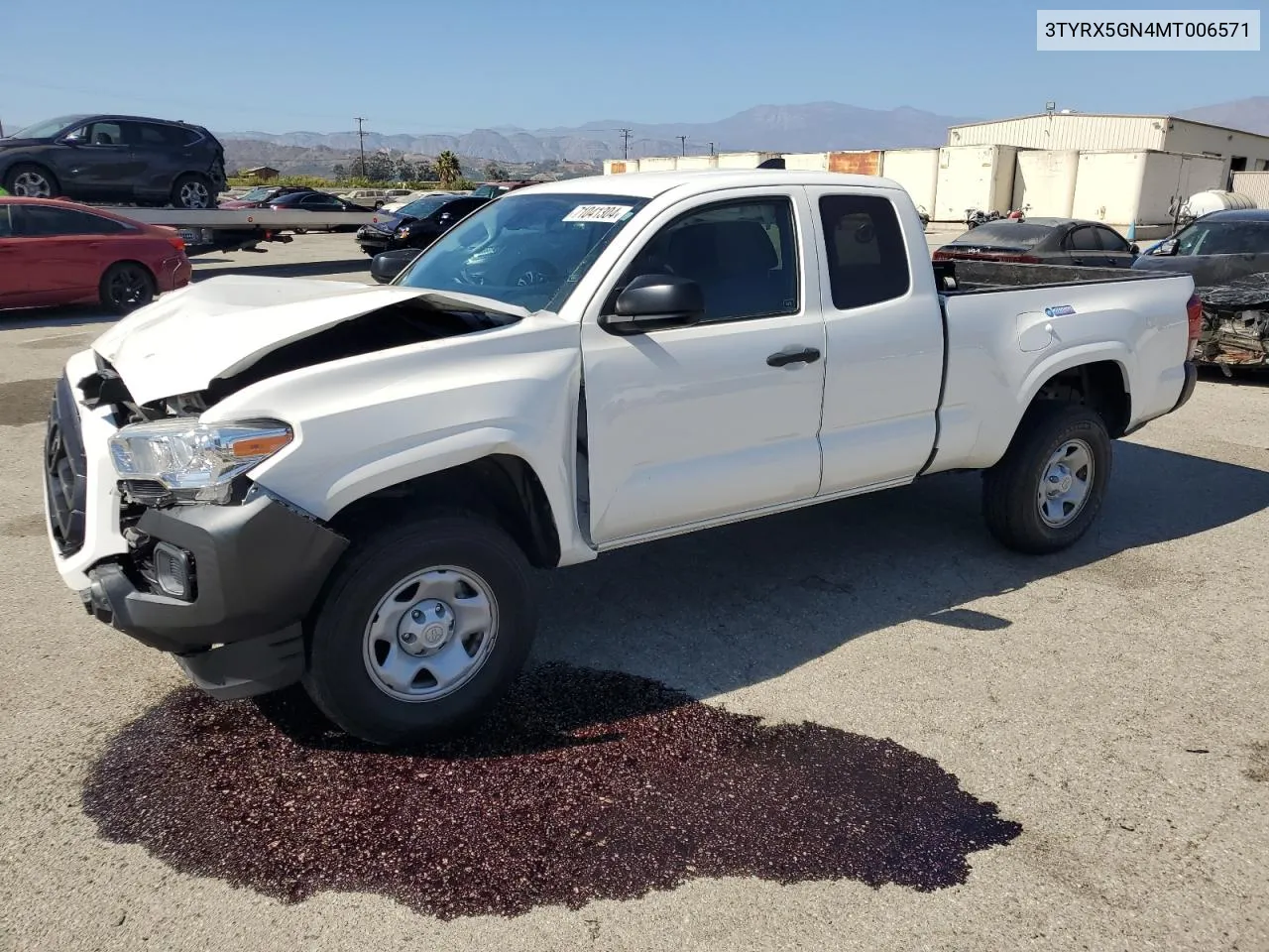 3TYRX5GN4MT006571 2021 Toyota Tacoma Access Cab