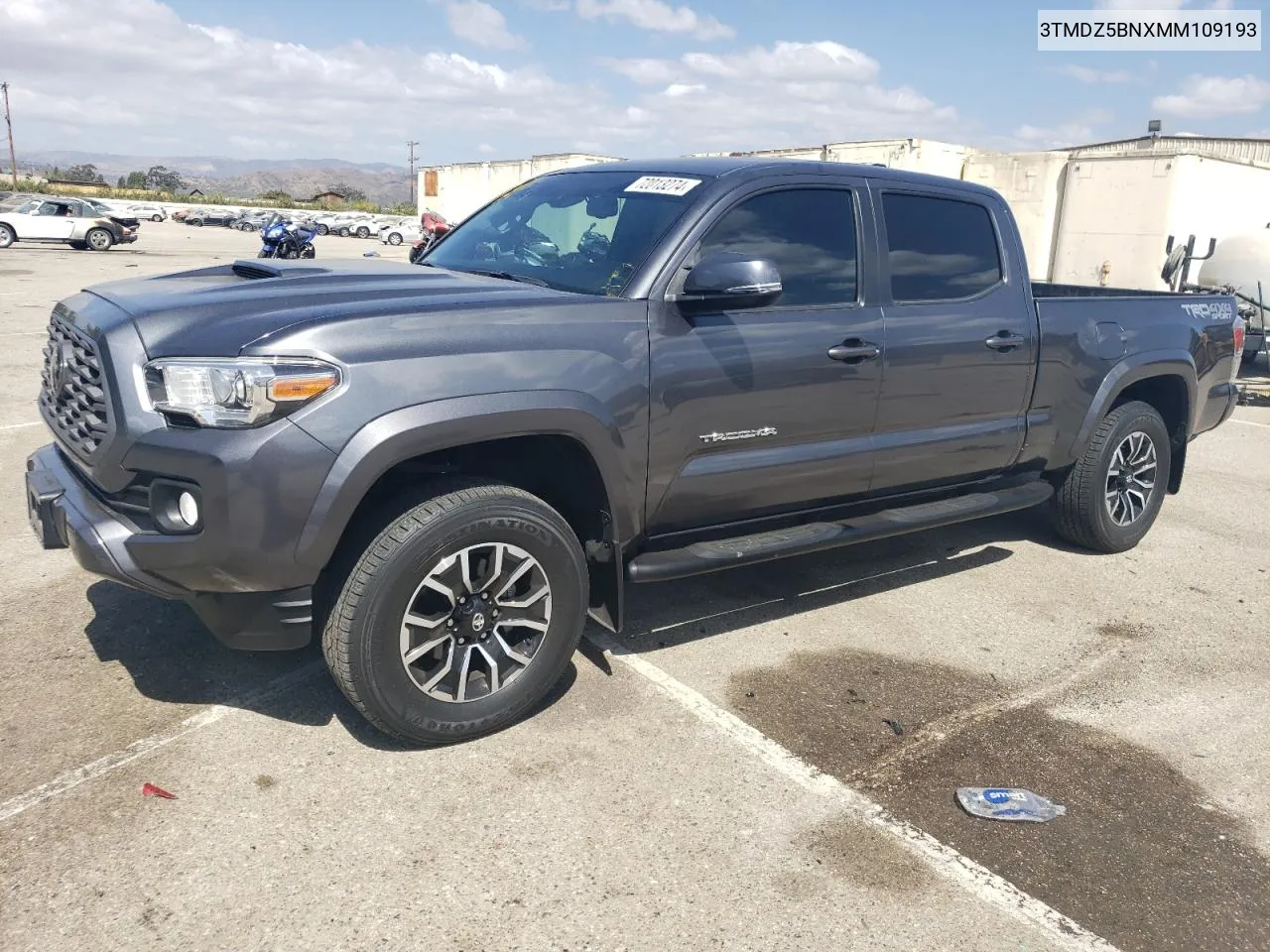 3TMDZ5BNXMM109193 2021 Toyota Tacoma Double Cab