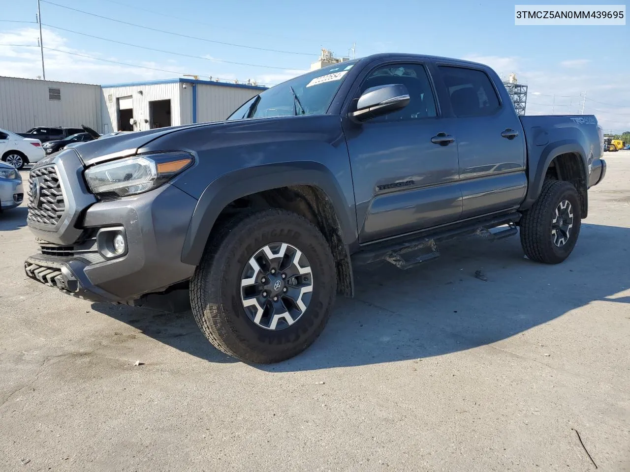 2021 Toyota Tacoma Double Cab VIN: 3TMCZ5AN0MM439695 Lot: 72222654